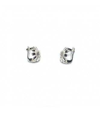 E000905 Genuine Sterling Silver Stylish Earrings Solid Hallmarked 925 Handmade